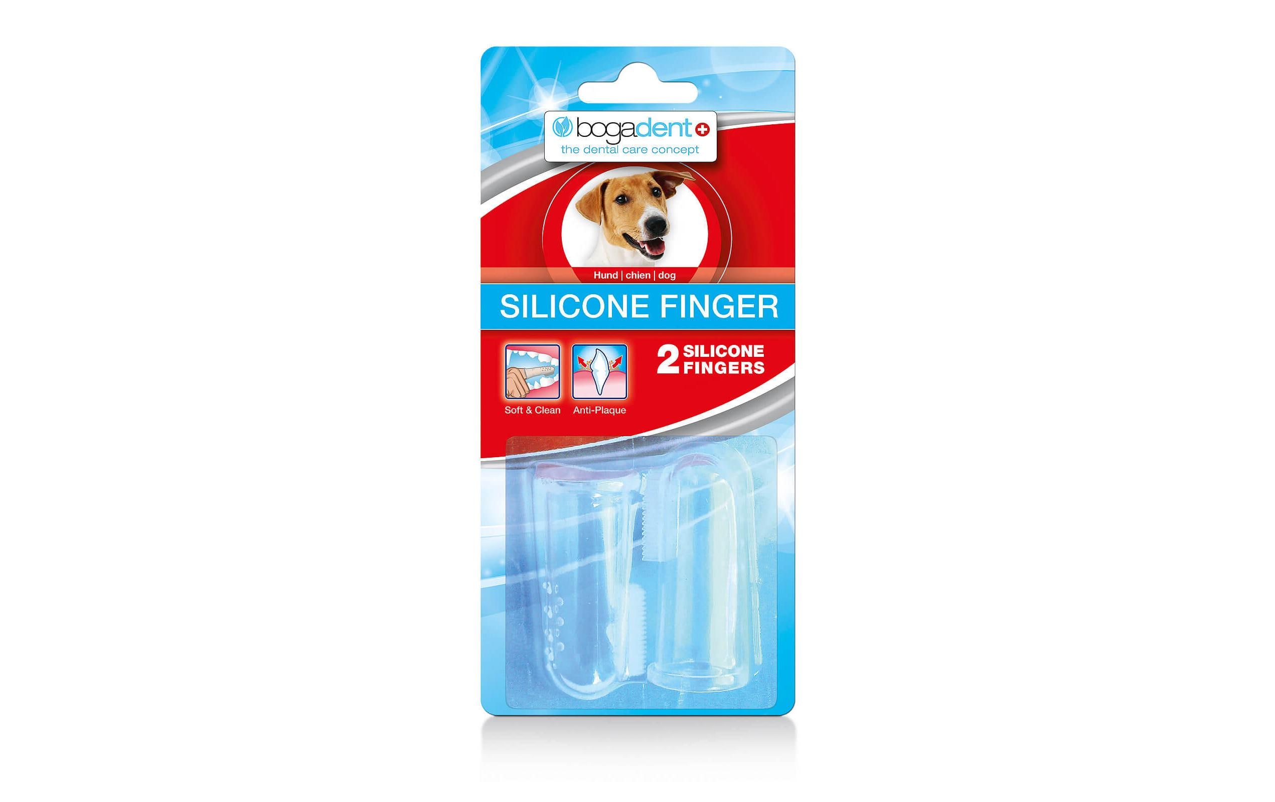 bogar Anti-Plaque Finger Silicone Finger 2 Stück