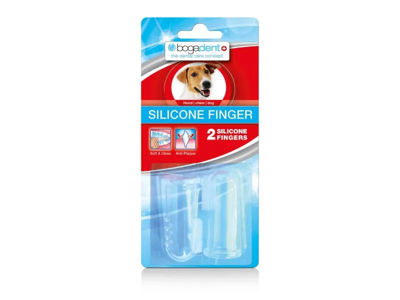 bogar Anti-Plaque Finger Silicone Finger 2 Stück