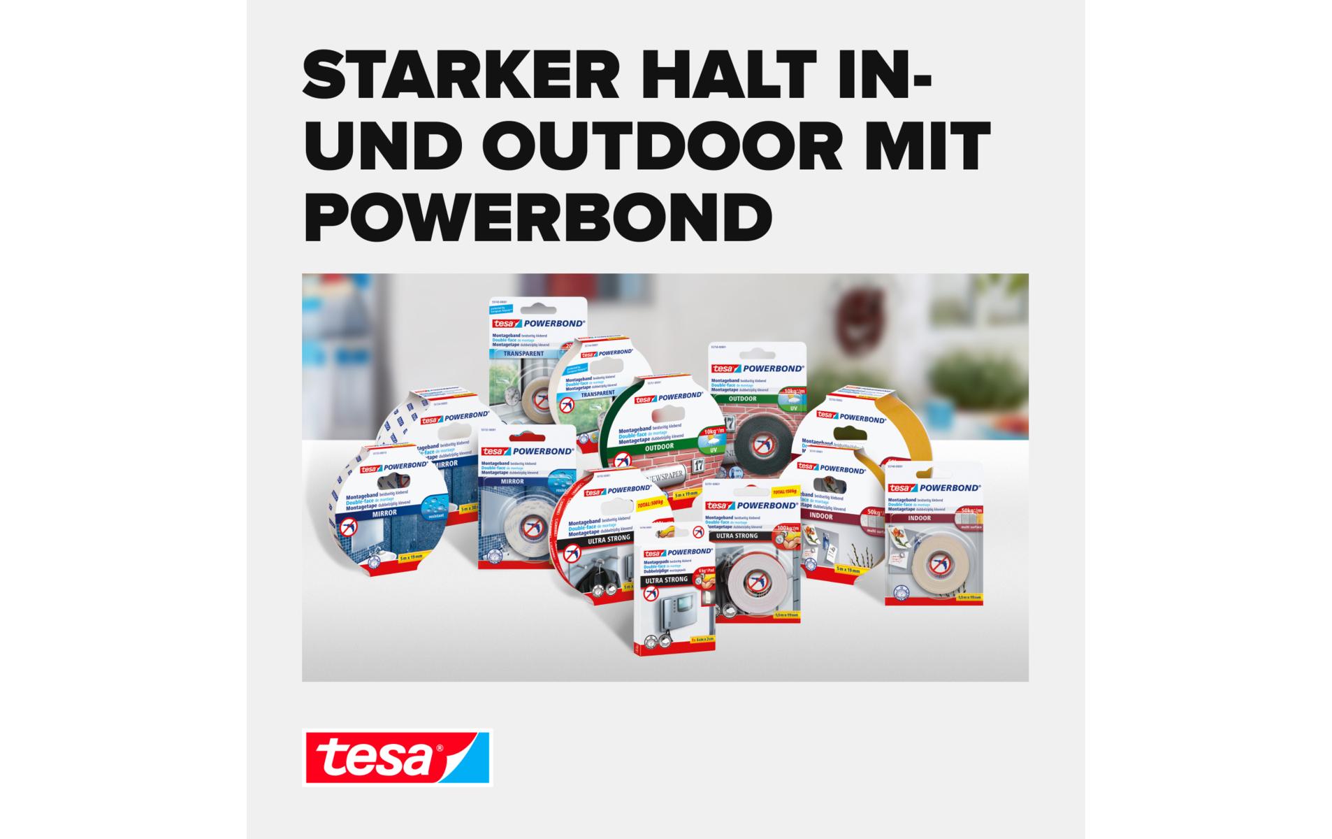 tesa Tabs Powerbond Ultra Strong doppelseitige Klebepads