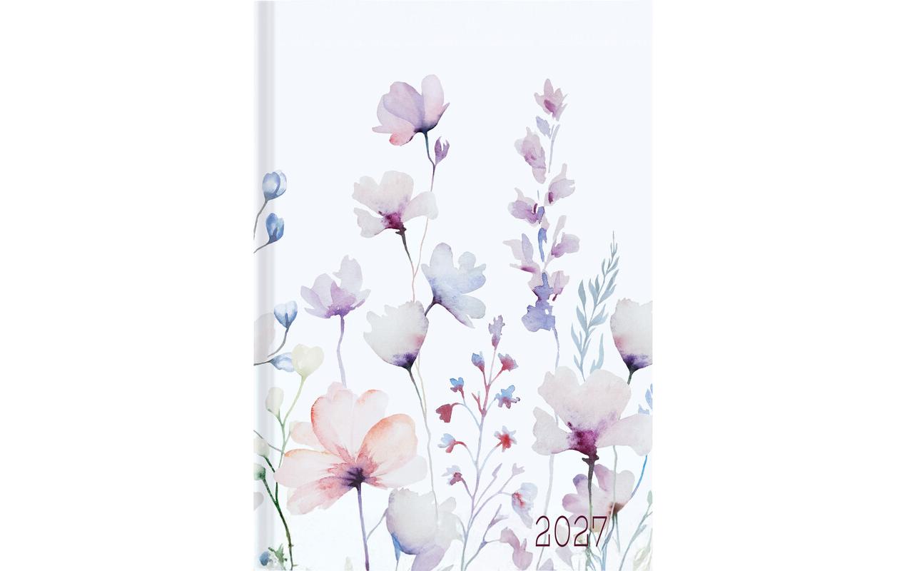 Biella Geschäftsagenda Dispo Term Trend Blume, 2027, Mehrfarbig