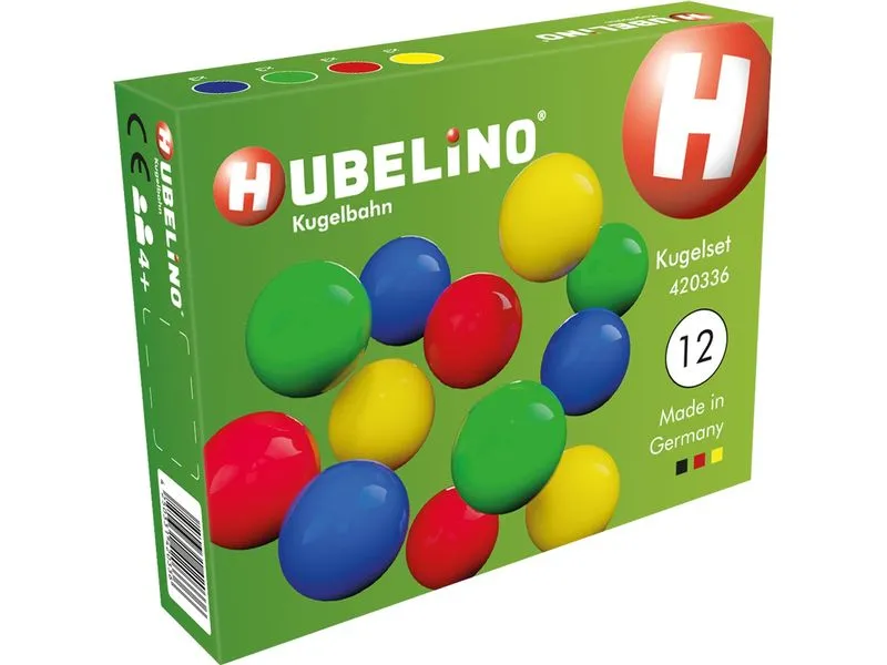 Hubelino Kugelbahn Zubehör Kugelset 12 Teile Hubelino Kugelbahn Zubehör Kugelset 12 Teile