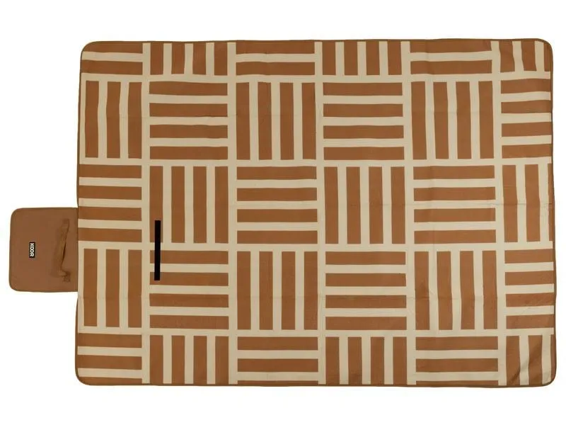 KOOR Picknickdecke Check, Braun 150 x 200 cm KOOR Picknickdecke Check, Braun 150 x 200 cm