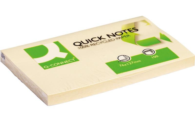 CONNECT Notizzettel Quick Notes 12.7 x 7.6 cm Recycling, 120 Blatt
