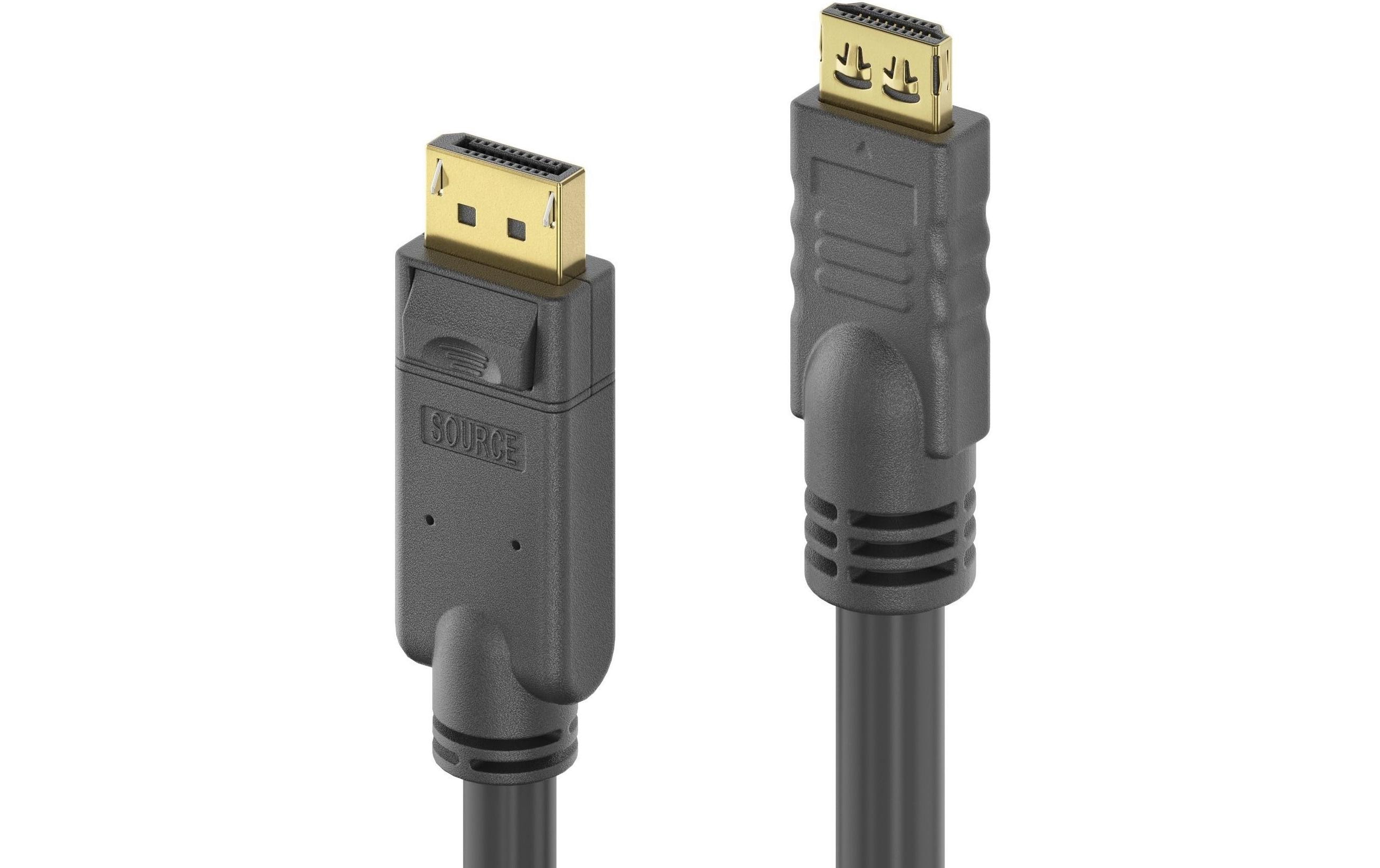 PureLink Kabel 4K Adapterkabel – DisplayPort - HDMI, 7.5 m