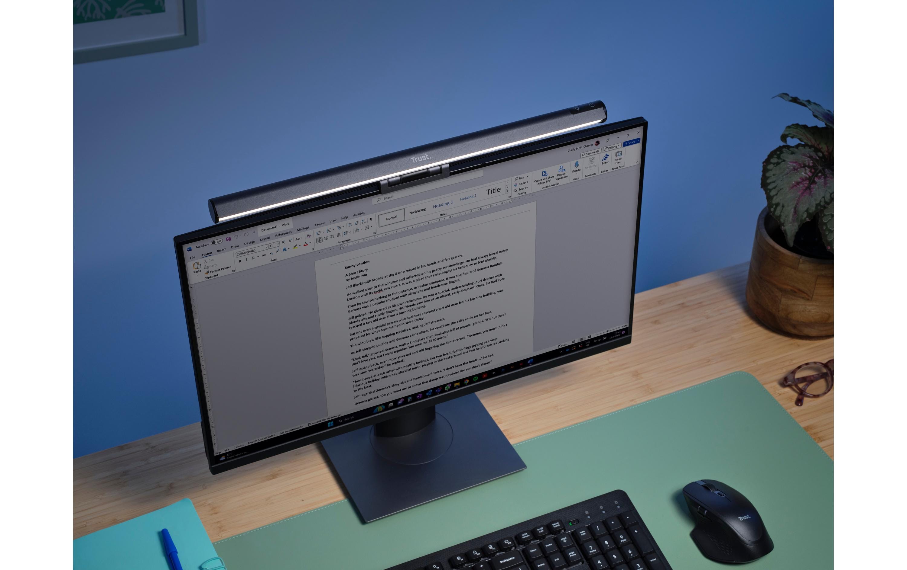 Trust Shyne Monitor-Lichtleist