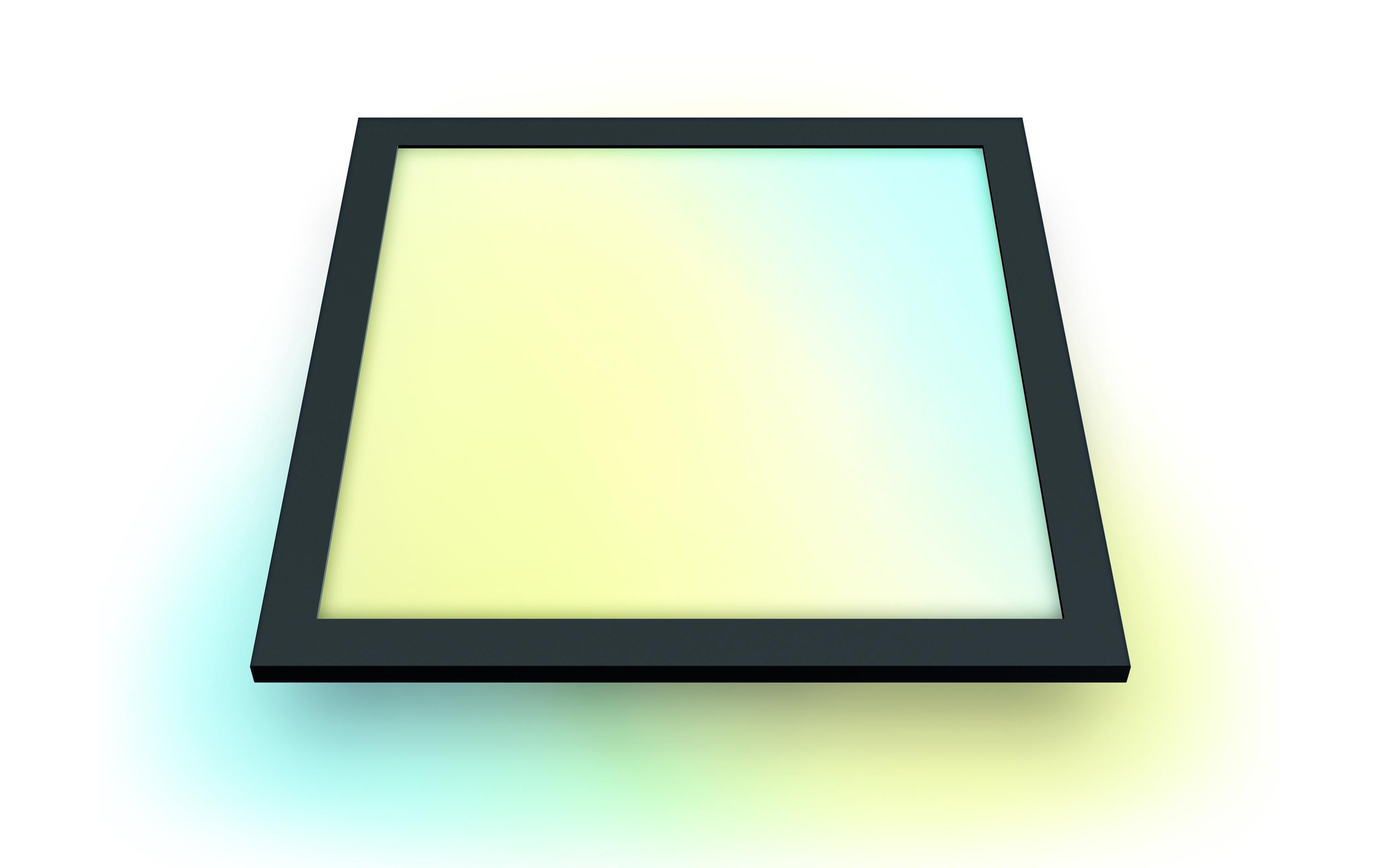 WiZ LED-Panel Ceiling SQ, 36 W, 2700- 6500 K, Schwarz