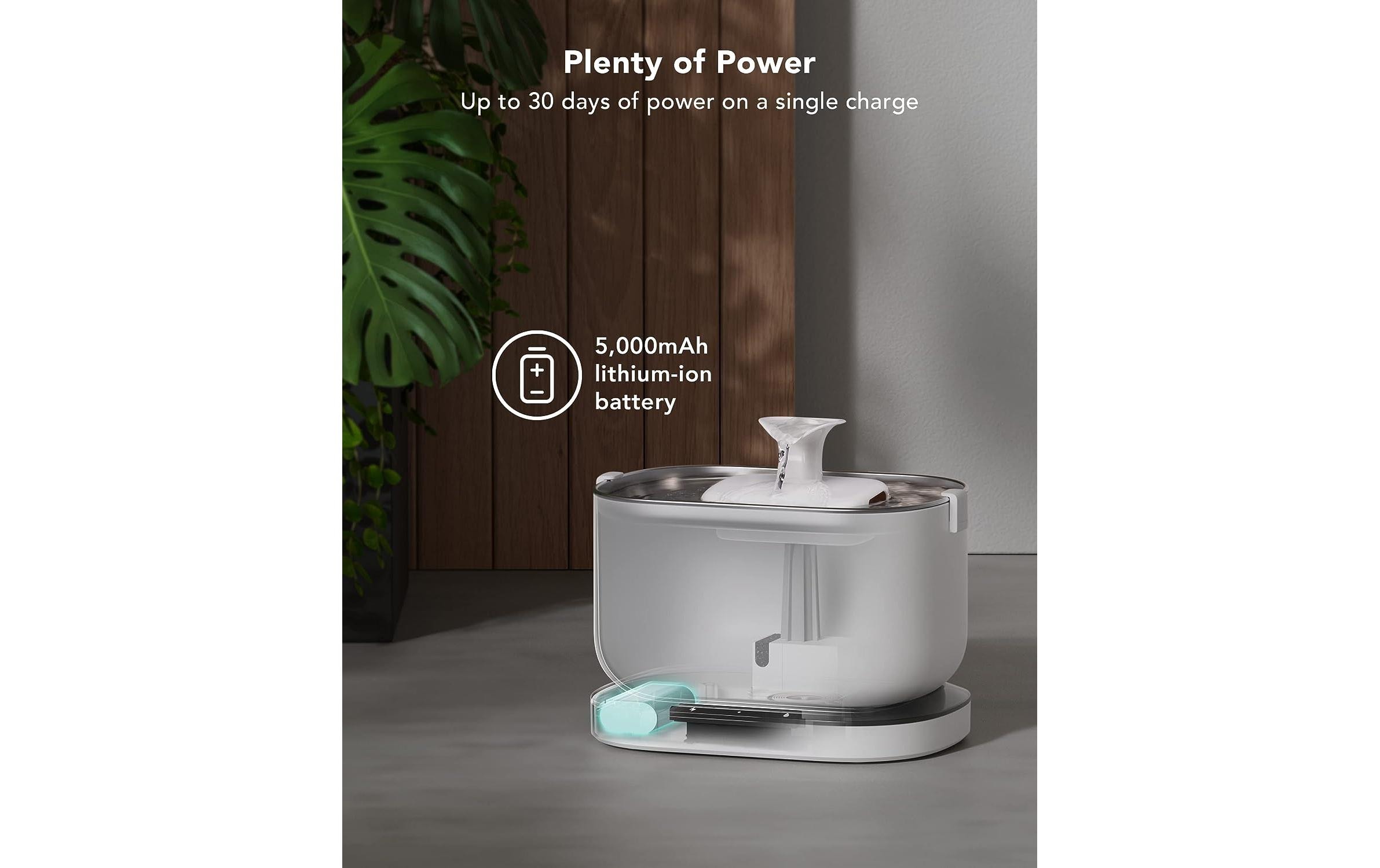 Petlibro Wasserautomat Dockstream Battery-Operated Fountain, 2.5 l