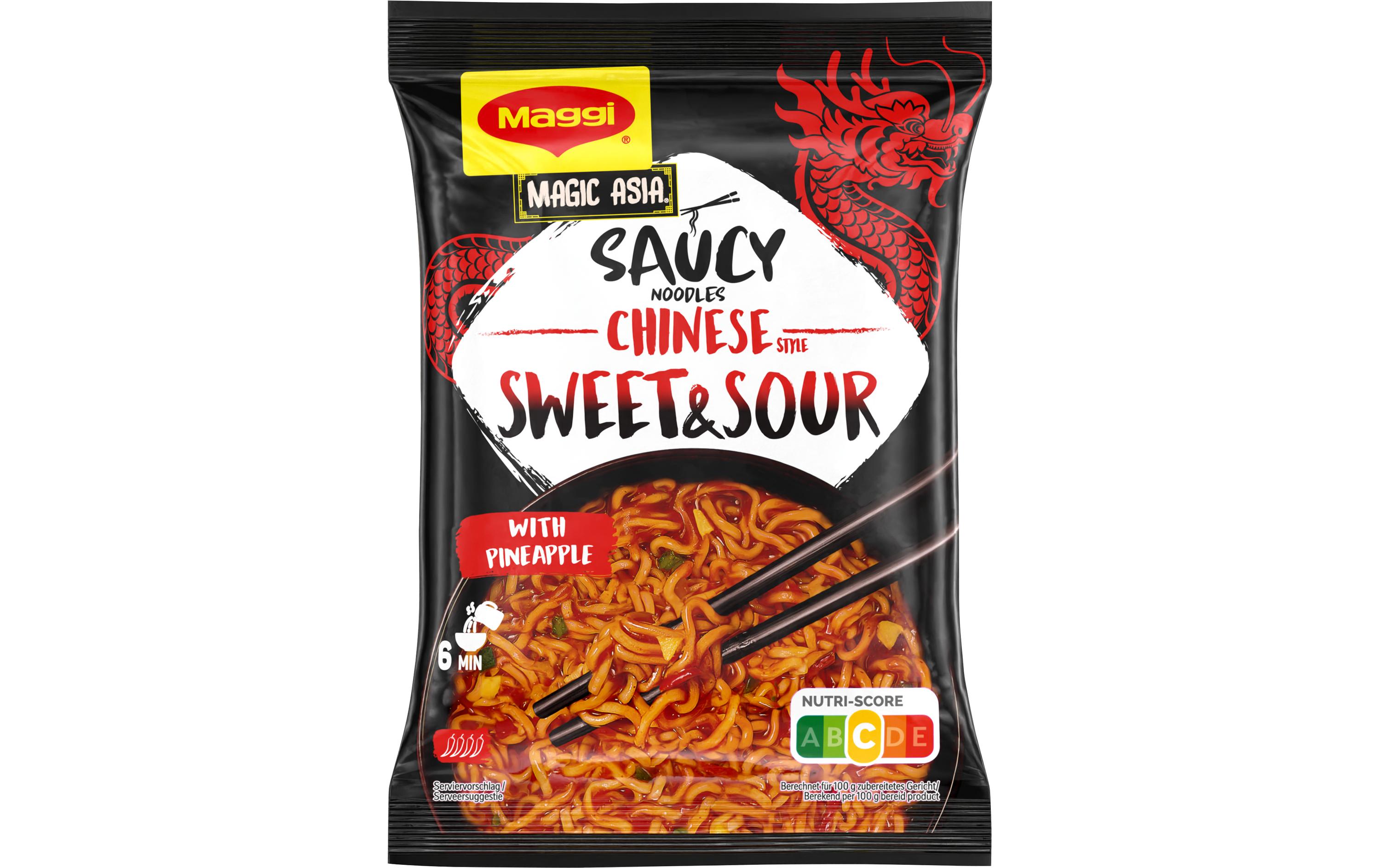 Maggi Magic Asia Noodles Chinese Sweet & Sour 128 g Maggi Magic Asia Noodles Chinese Sweet & Sour 128 g