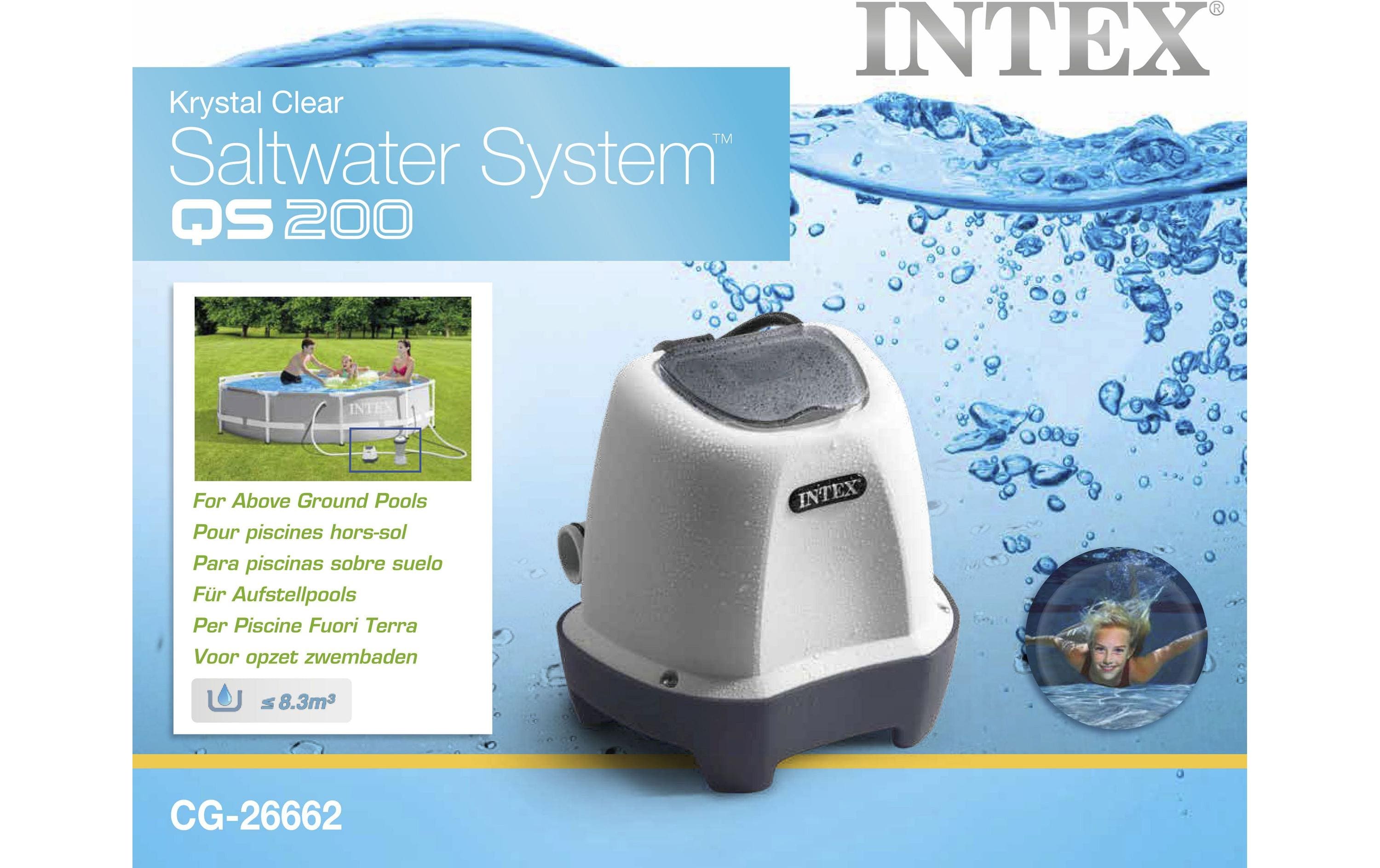 Intex Salzwassersystem Krystal Clear QS200