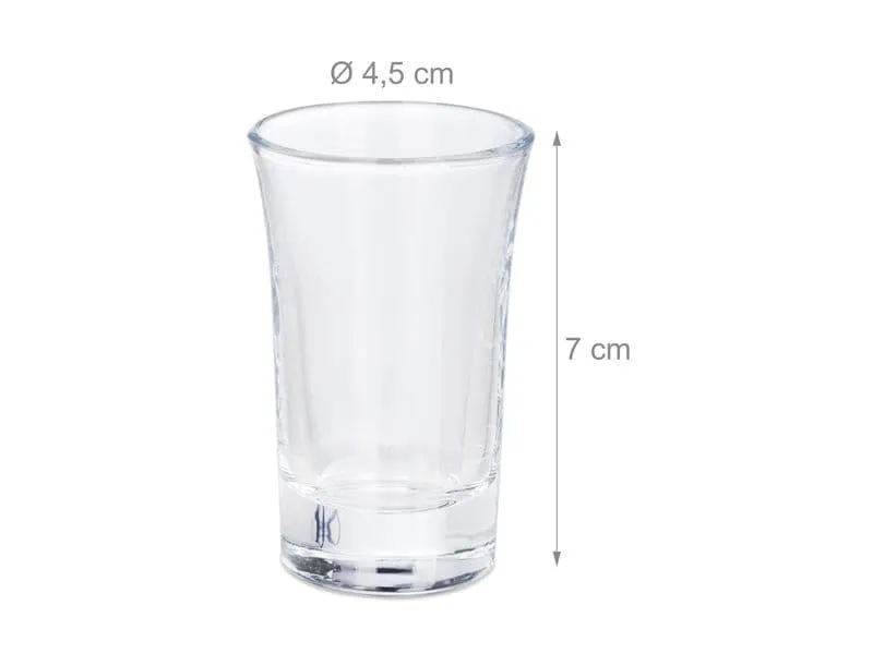 relaxdays Schnapsglas 4 cl, 12 Stück relaxdays Schnapsglas 4 cl, 12 Stück