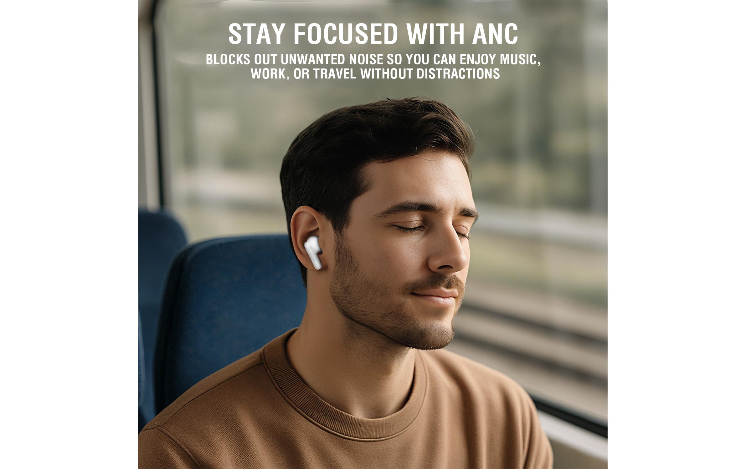 4smarts Wireless In-Ear-Kopfhörer SkyBuds Pro ANC Weiss