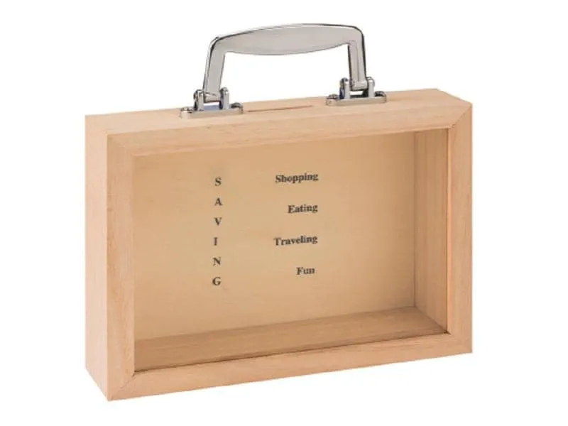Glorex Spardose Holu 22 x 16 x 5.5 cm Glorex Spardose Holu 22 x 16 x 5.5 cm