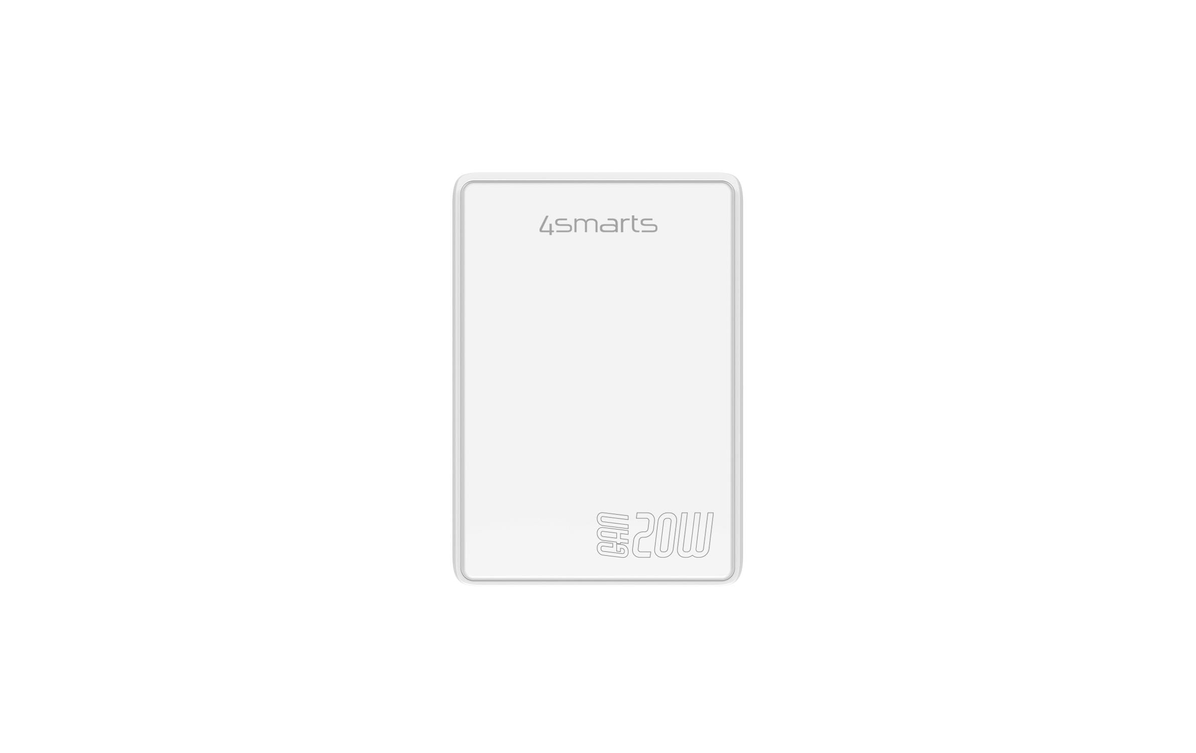 4smarts USB-Wandladegerät FlatPlug Duos Weiss