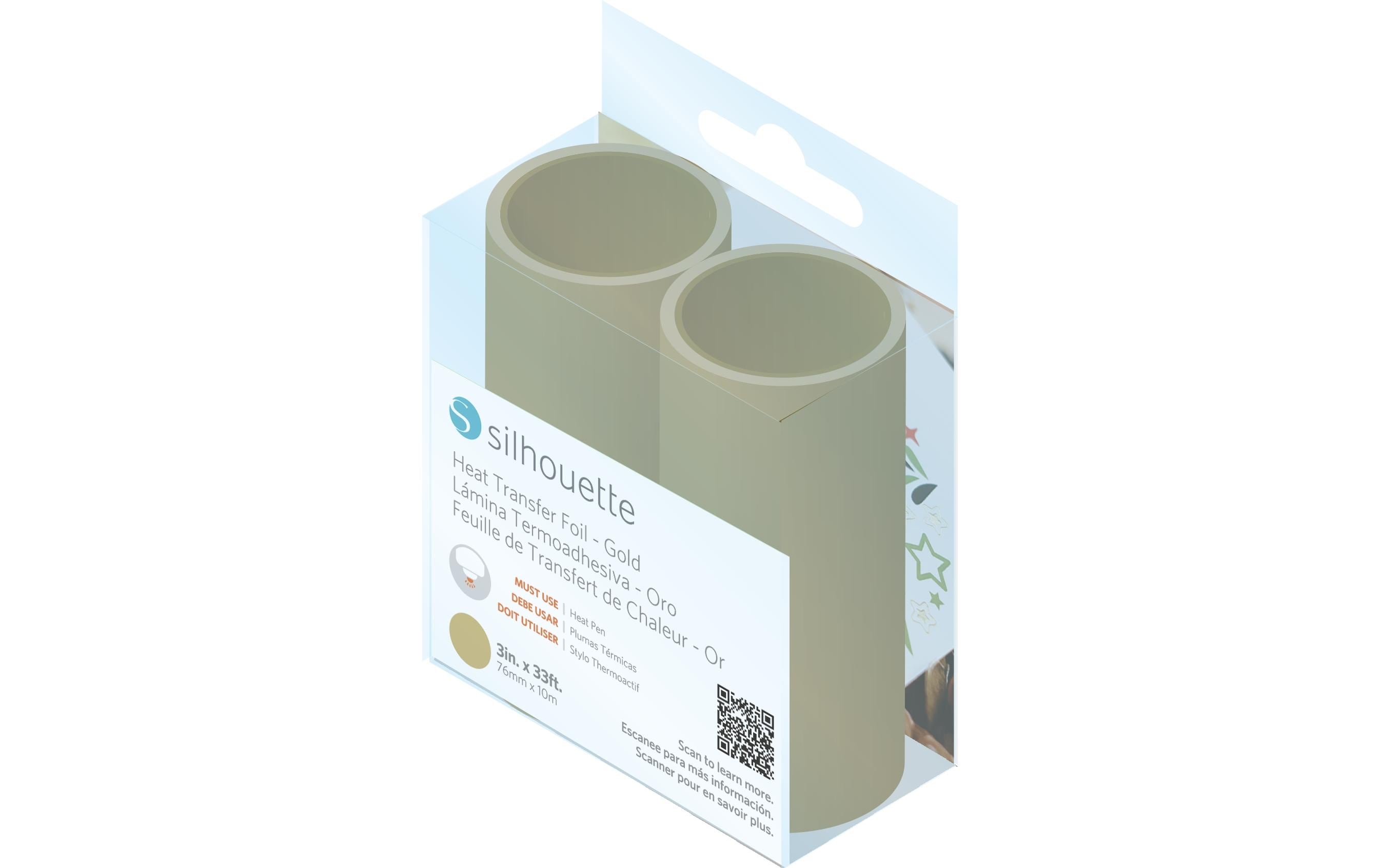 Silhouette Folie Heissprägen Curio 2 7.6 cm x 10 m, 1 Stück, Gold