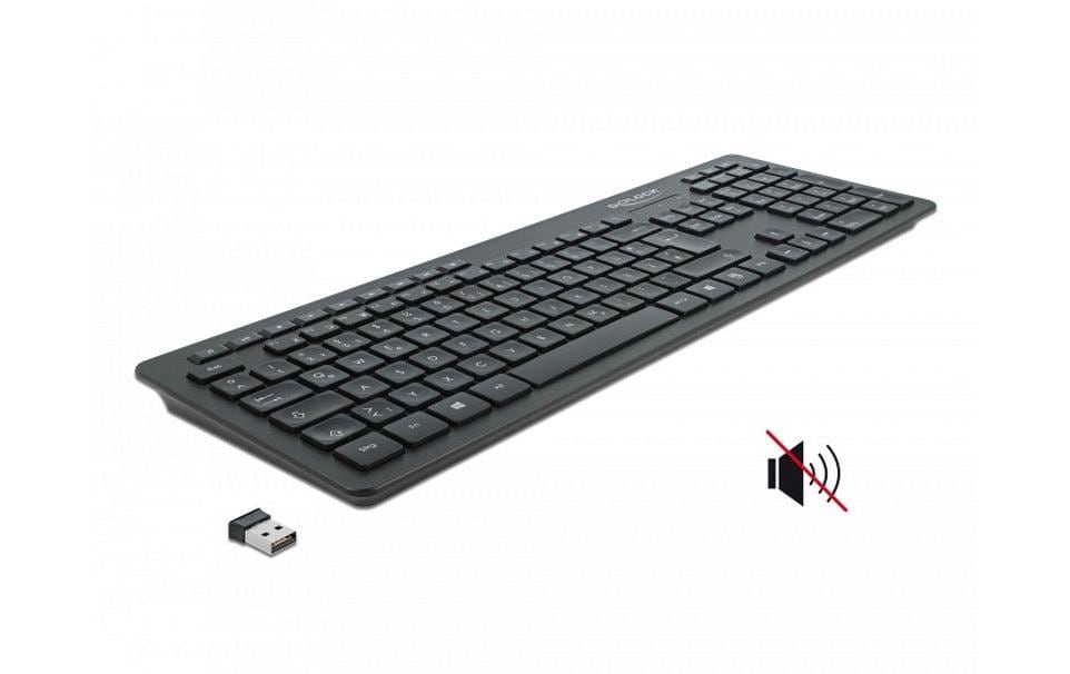 Delock Funk-Tastatur 12004 Wireless Silent