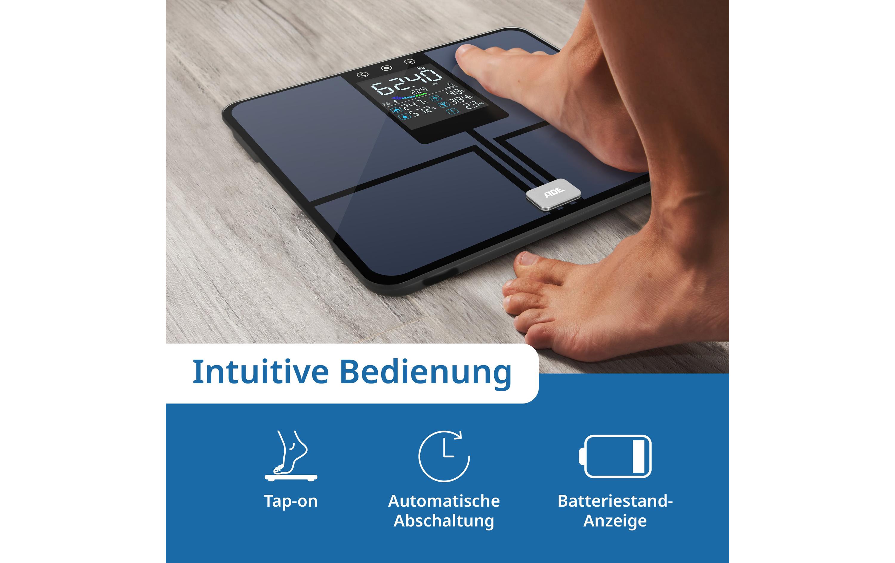 ADE Körperanalysewaage Emmy Dunkelblau