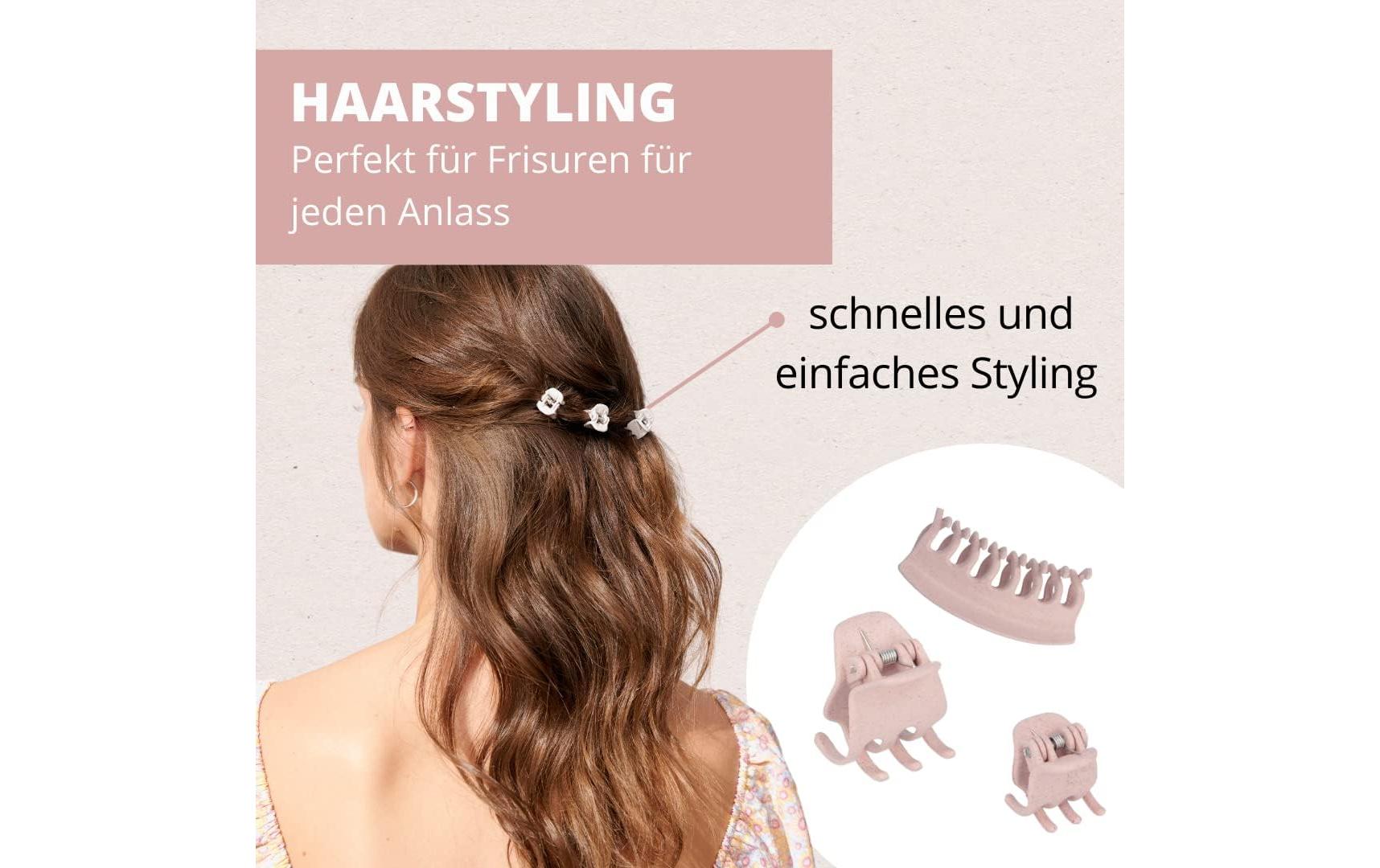 Parsa Beauty Haarklemme Nature Love gross Rosa 1 Stück