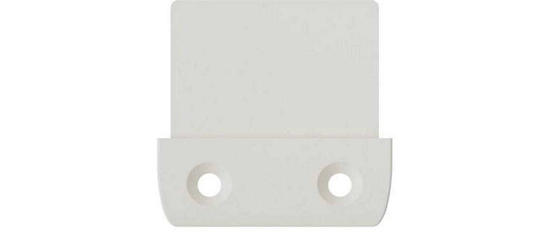 max connect Halterung flach, CUBO, Weiss 2 Stück