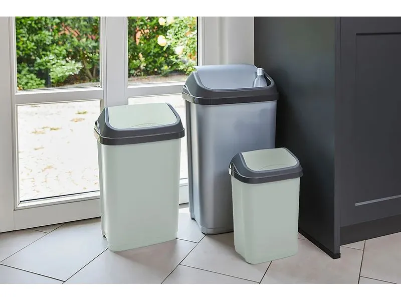 keeeper Abfalleimer Swantje 25 l, Schwingdeckel, soft green keeeper Abfalleimer Swantje 25 l, Schwingdeckel, soft green