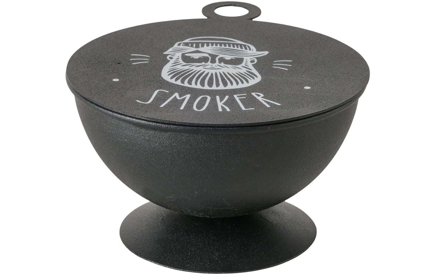 Boltze Aschenbecher Camper Schwarz/Weiss