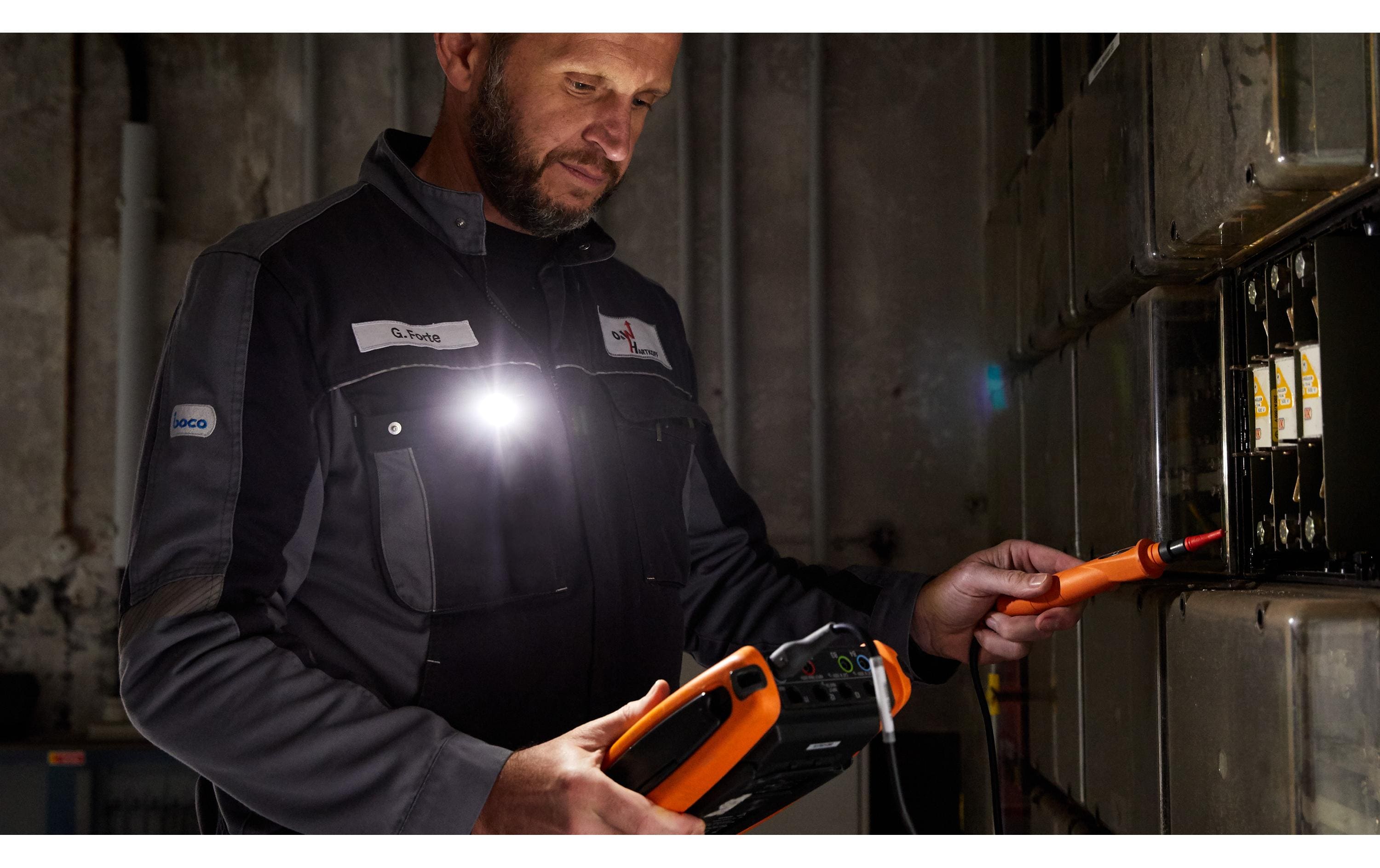 LED LENSER Taschenlampe W1R Work, 220 lm