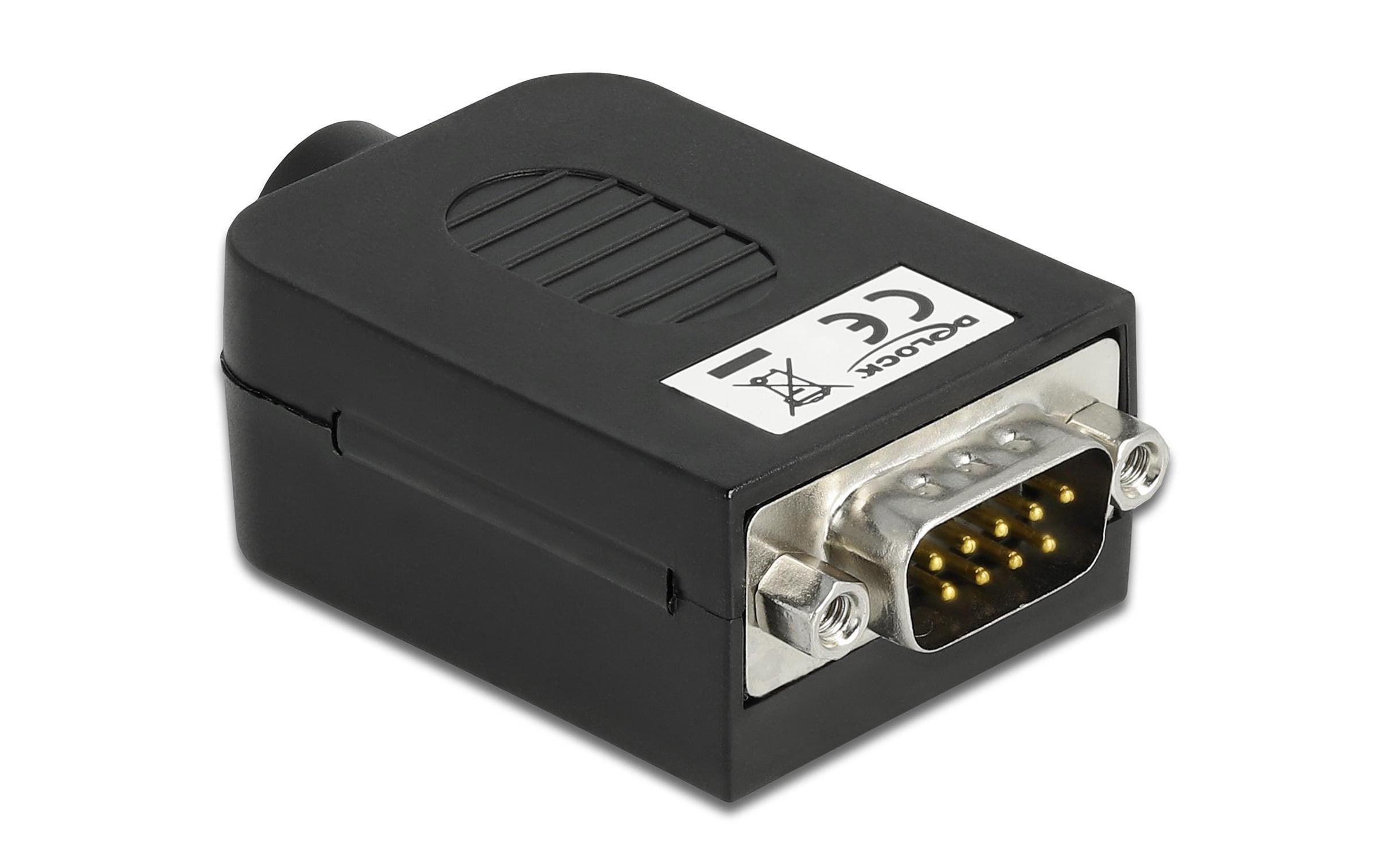 Delock Adapter Terminalblock 10Pin – DB9 RS-232 Stecker