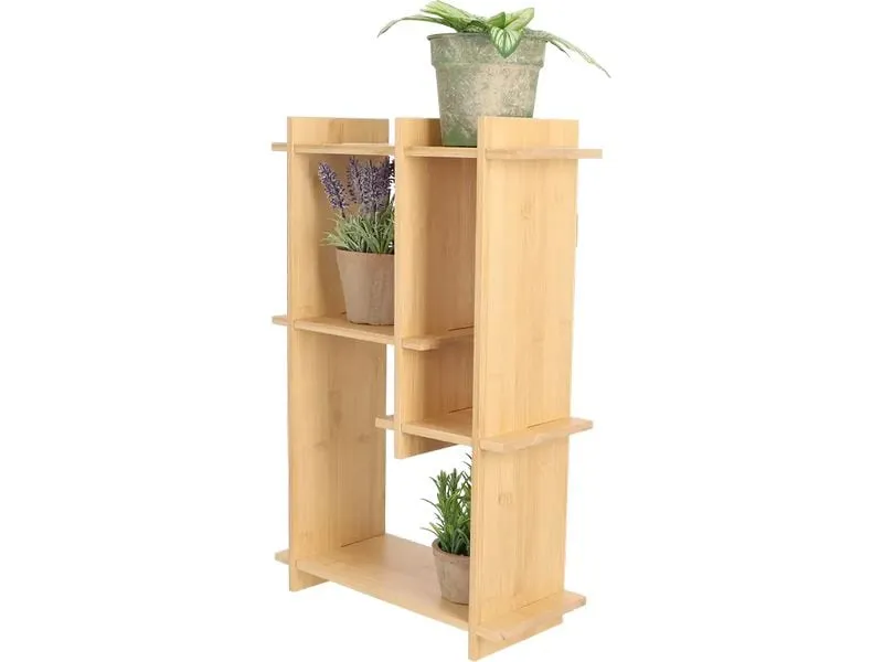 Esschert Design Pflanzenständer Vertikal M Bambus 35 x 15 x 55 cm