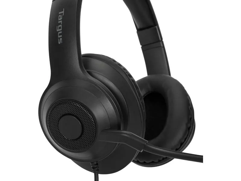 Targus Headset Wired Stereo Schwarz Targus Headset Wired Stereo Schwarz