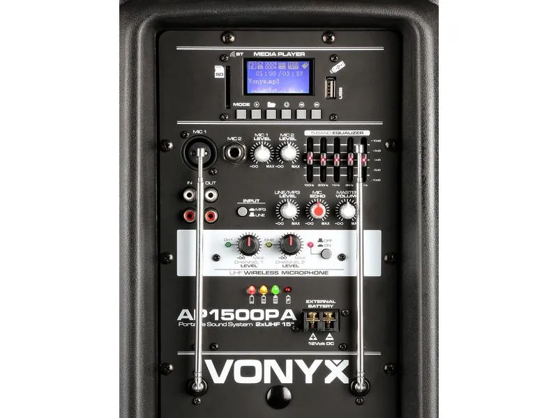 Vonyx PA-System AP1500PA Vonyx PA-System AP1500PA
