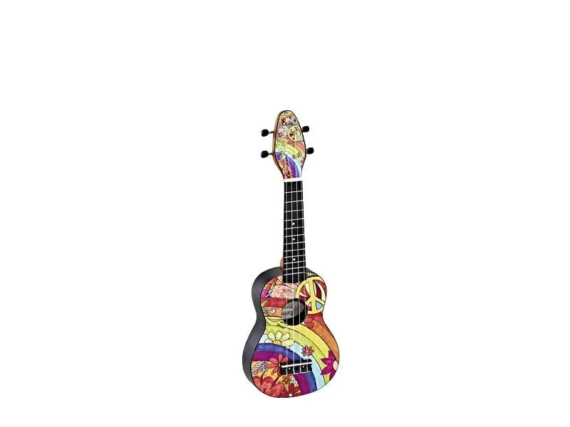 Ortega Guitars Ukulele Keiki Package K2-68 – Peace '68