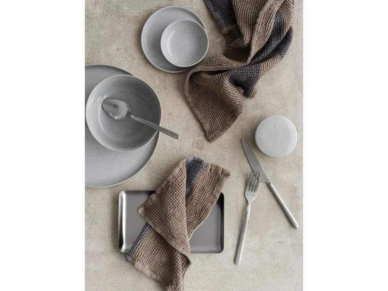 Blomus Geschirrtuch-Set Gano 2 Stück, Beige/Grau Blomus Geschirrtuch-Set Gano 2 Stück, Beige/Grau