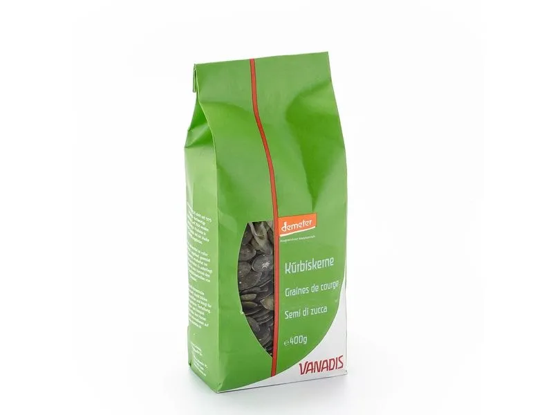 Vanadis Kürbiskerne, Demeter 400 g Vanadis Kürbiskerne, Demeter 400 g