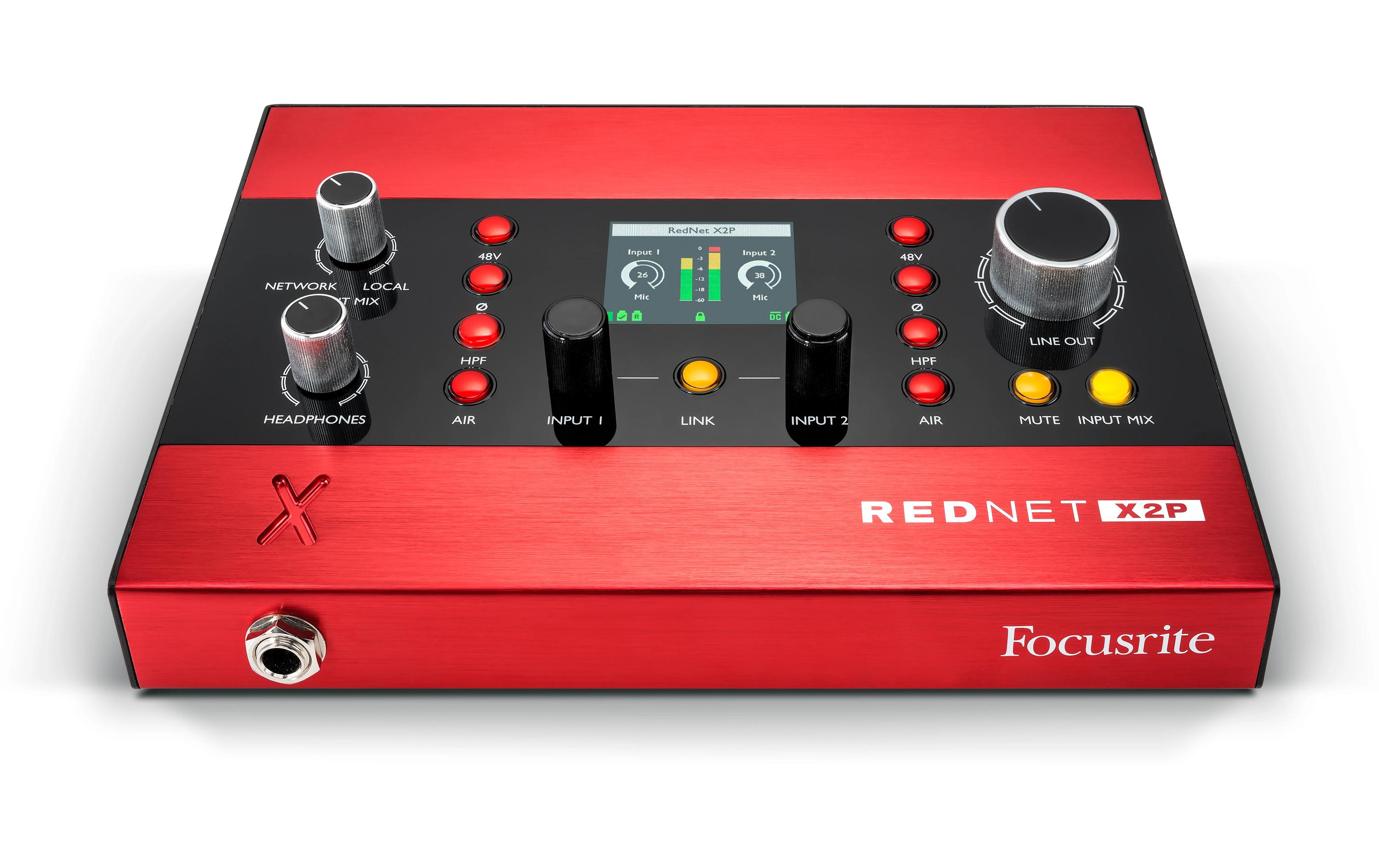 Focusrite Audio Interface RedNet X2P Focusrite Audio Interface RedNet X2P