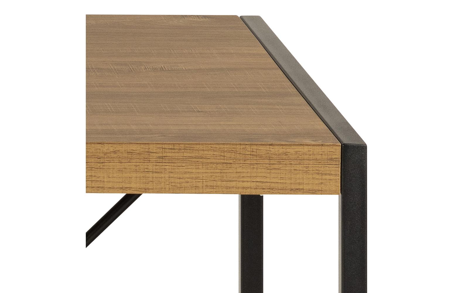 AC Design Tisch Bahamas, Schwarz / Braun