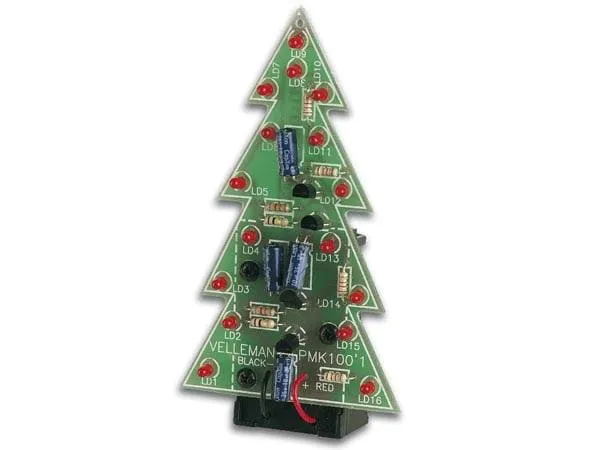 Whadda Bausatz Weinachtsbaum mit blinkenden LEDs Whadda Bausatz Weinachtsbaum mit blinkenden LEDs