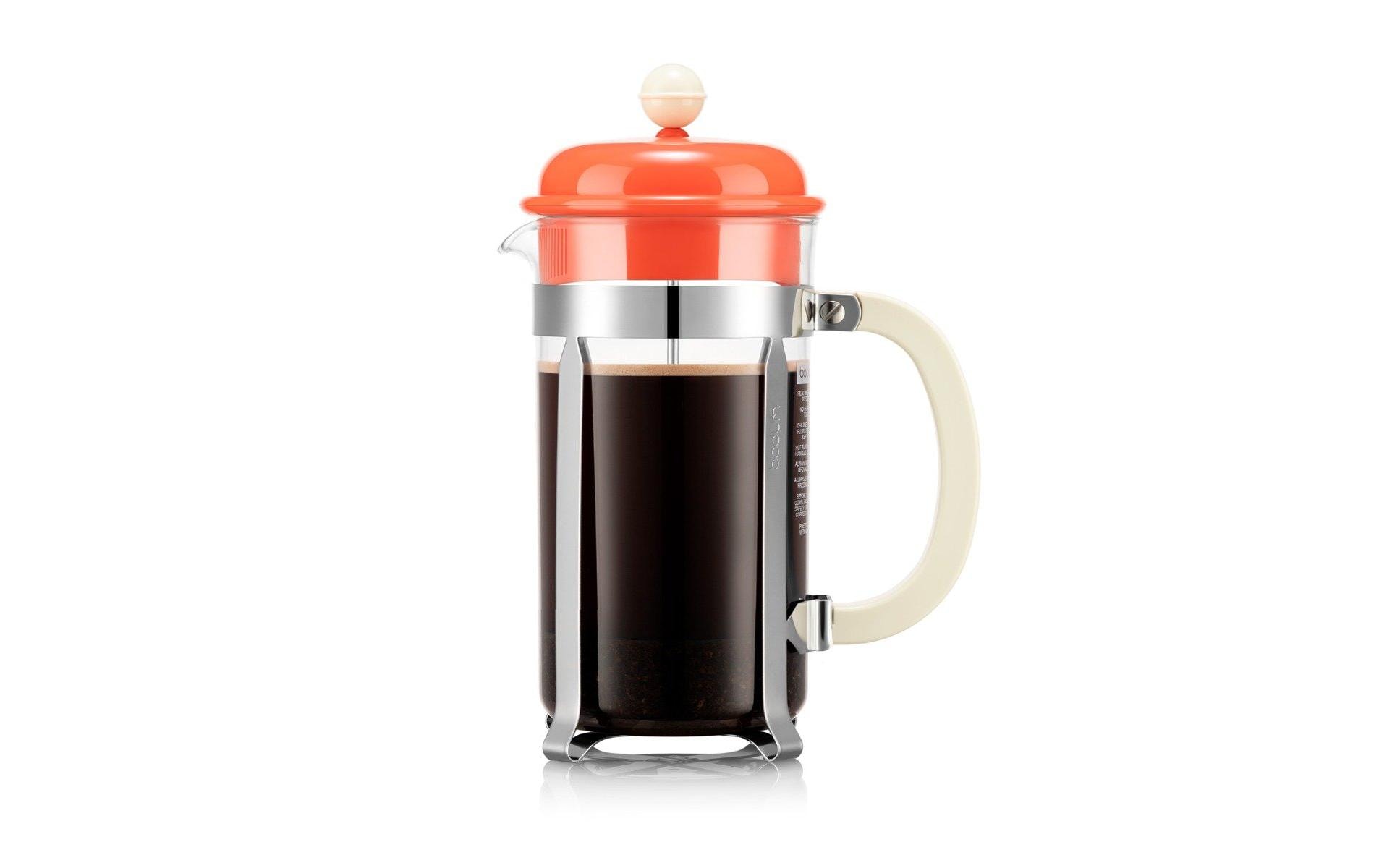 Bodum Kaffeebereiter Caffettiera 8 Tassen, 1 l, Bright Coral Bodum Kaffeebereiter Caffettiera 8 Tassen, 1 l, Bright Coral