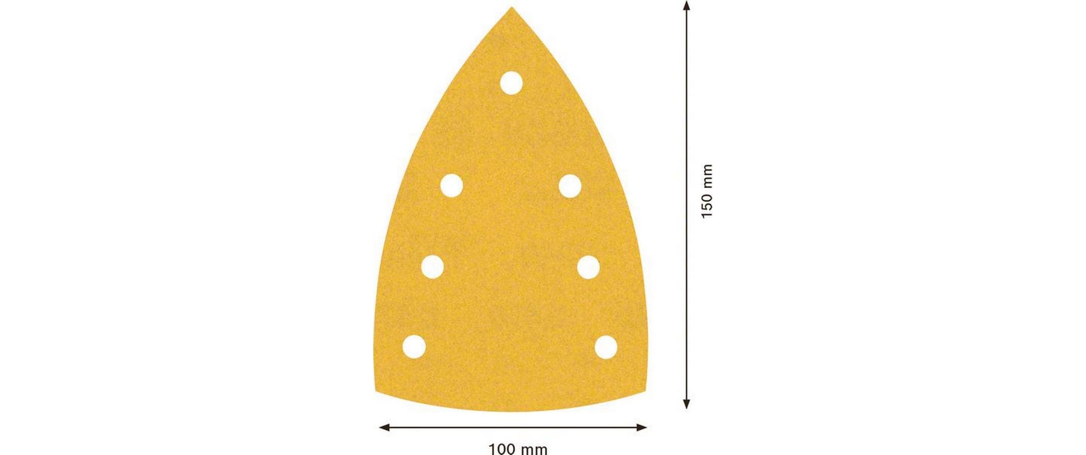 Bosch Professional Schleifpapier EXPERT C470, 100 x 150 mm, G 240, 10-tlg.