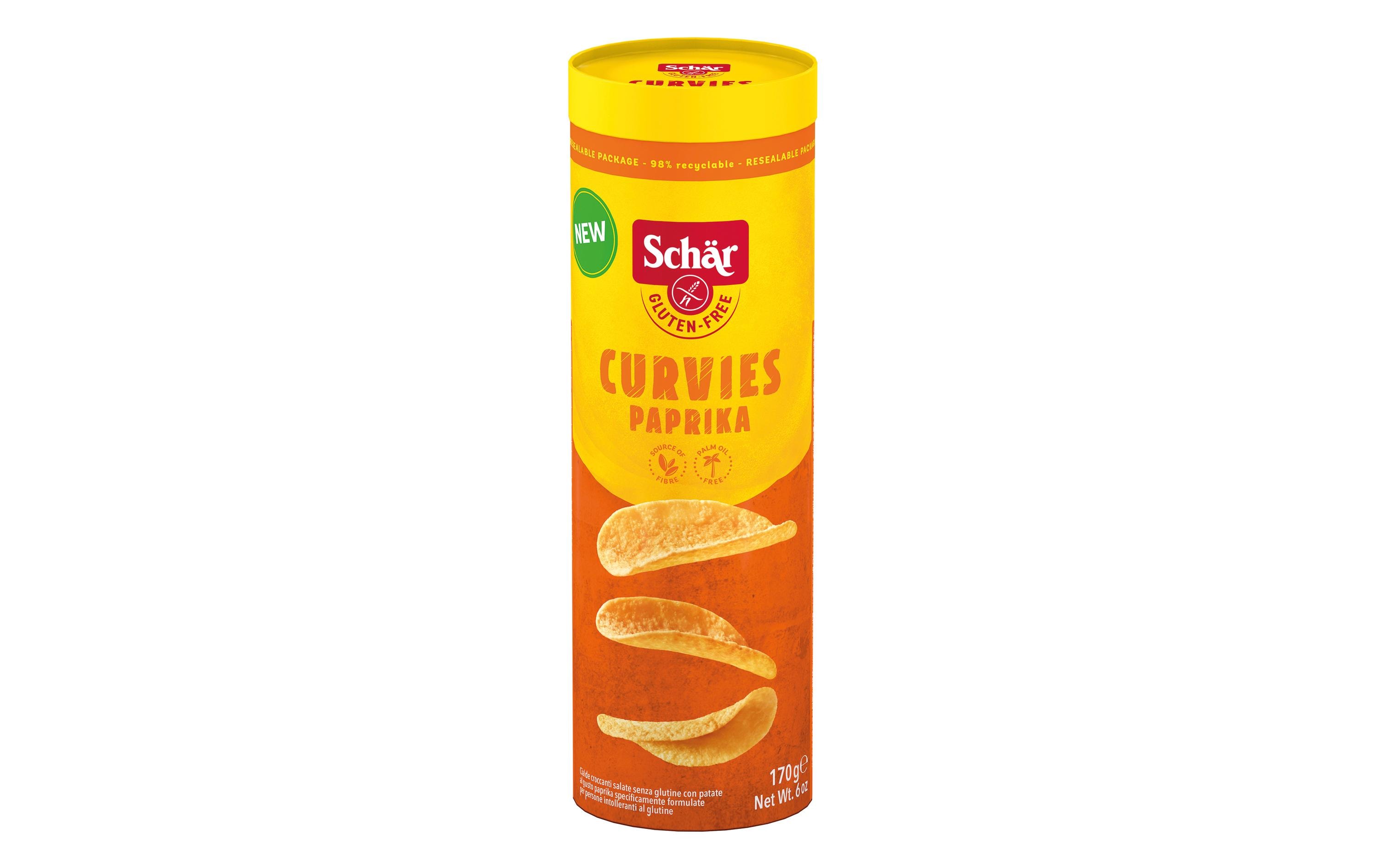 Dr.Schär Chips Curvies Paprika 170 g Dr.Schär Chips Curvies Paprika 170 g