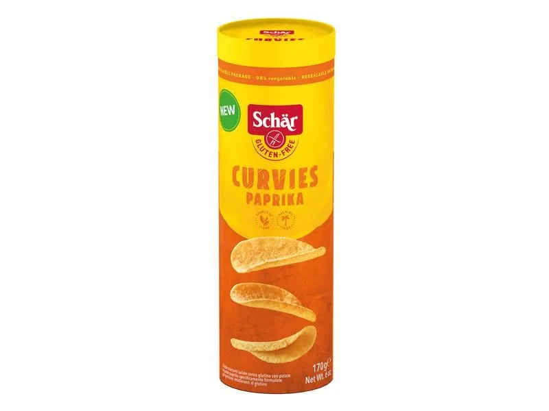 Dr.Schär Chips Curvies Paprika 170 g Dr.Schär Chips Curvies Paprika 170 g