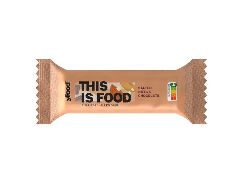 YFOOD Riegel Salted Nuts & Chocolate 12 x 60 g YFOOD Riegel Salted Nuts & Chocolate 12 x 60 g