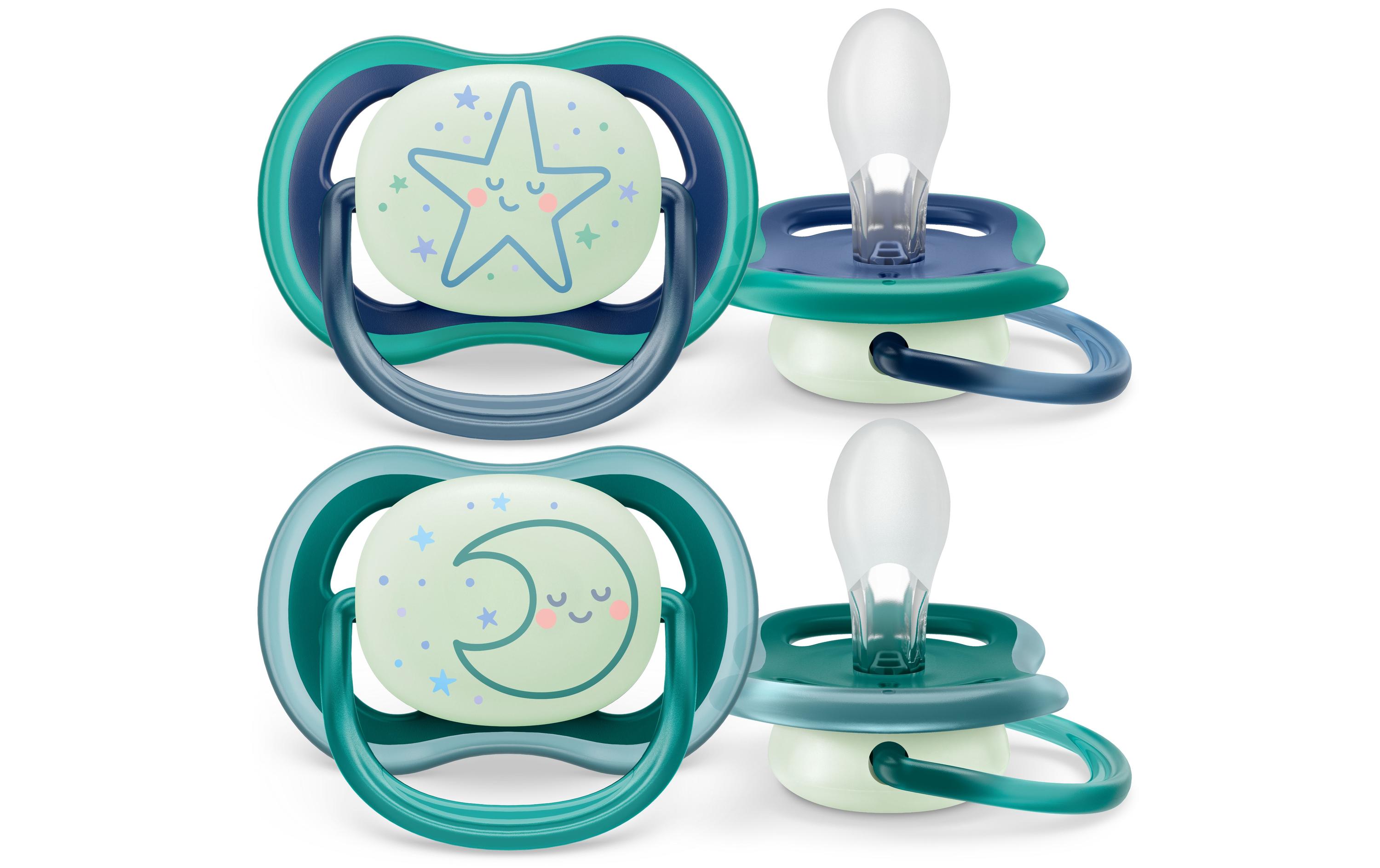 PHILIPS AVENT Nuggi ultra air Night 6-18 Mt. Sterne/Mond