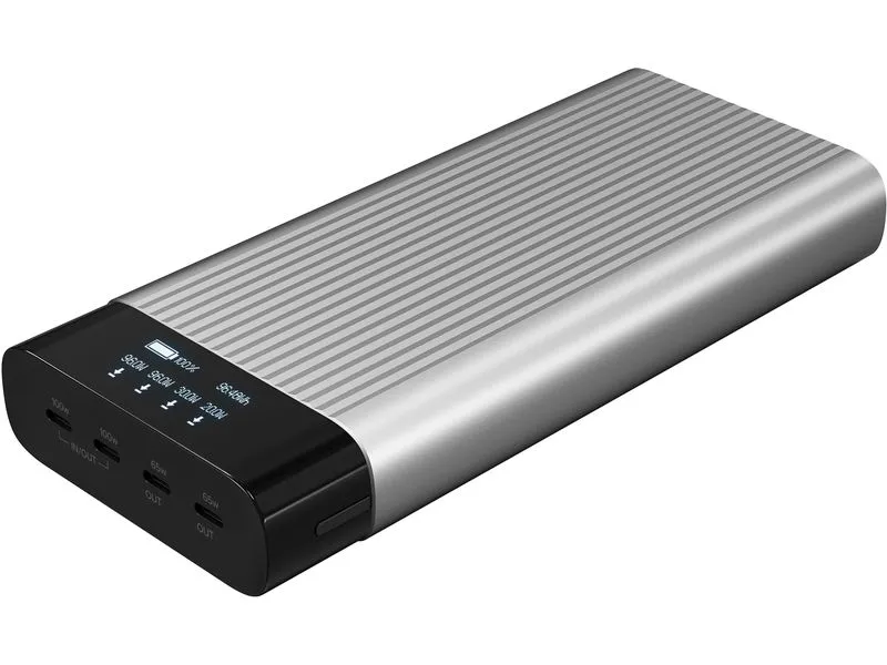 HYPER Powerbank HyperJuice 245W USB-C Battery Pack 27000 mAh HYPER Powerbank HyperJuice 245W USB-C Battery Pack 27000 mAh