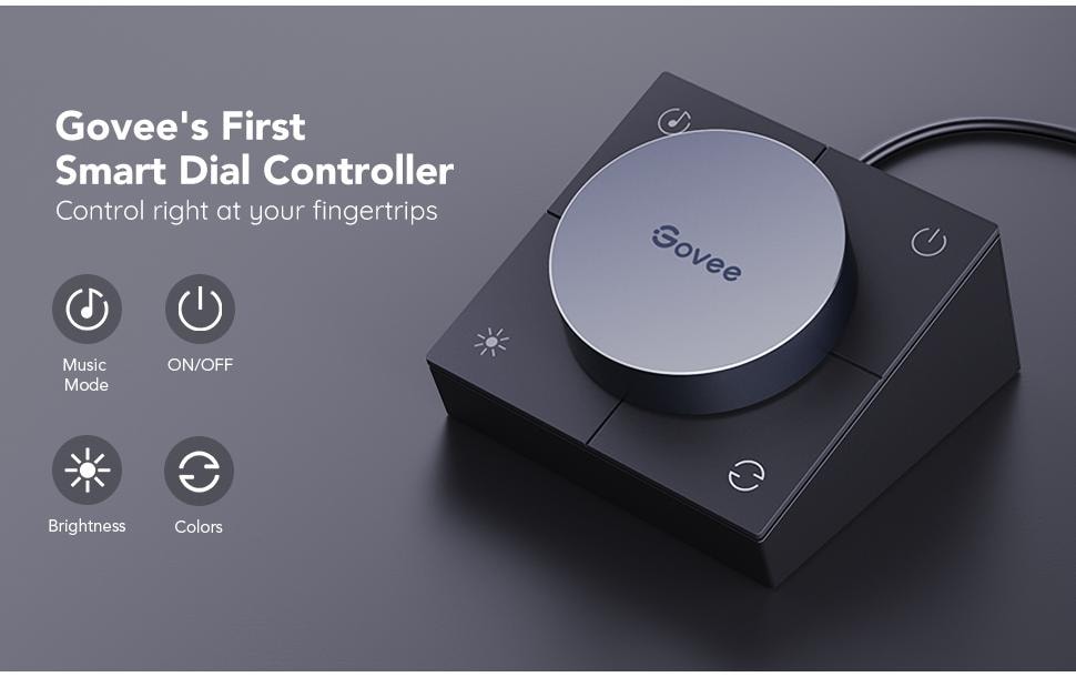 Govee Gaming Lichtbalken mit Smart Controller, RGBIC, Wi-Fi + BT