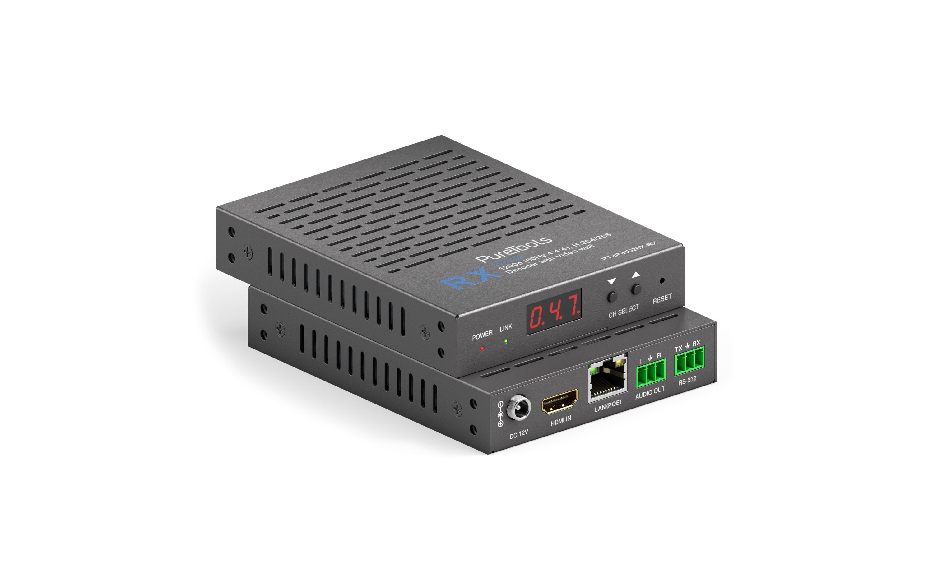 PureTools IP Receiver PT-IP-HD26X-RX HDMI