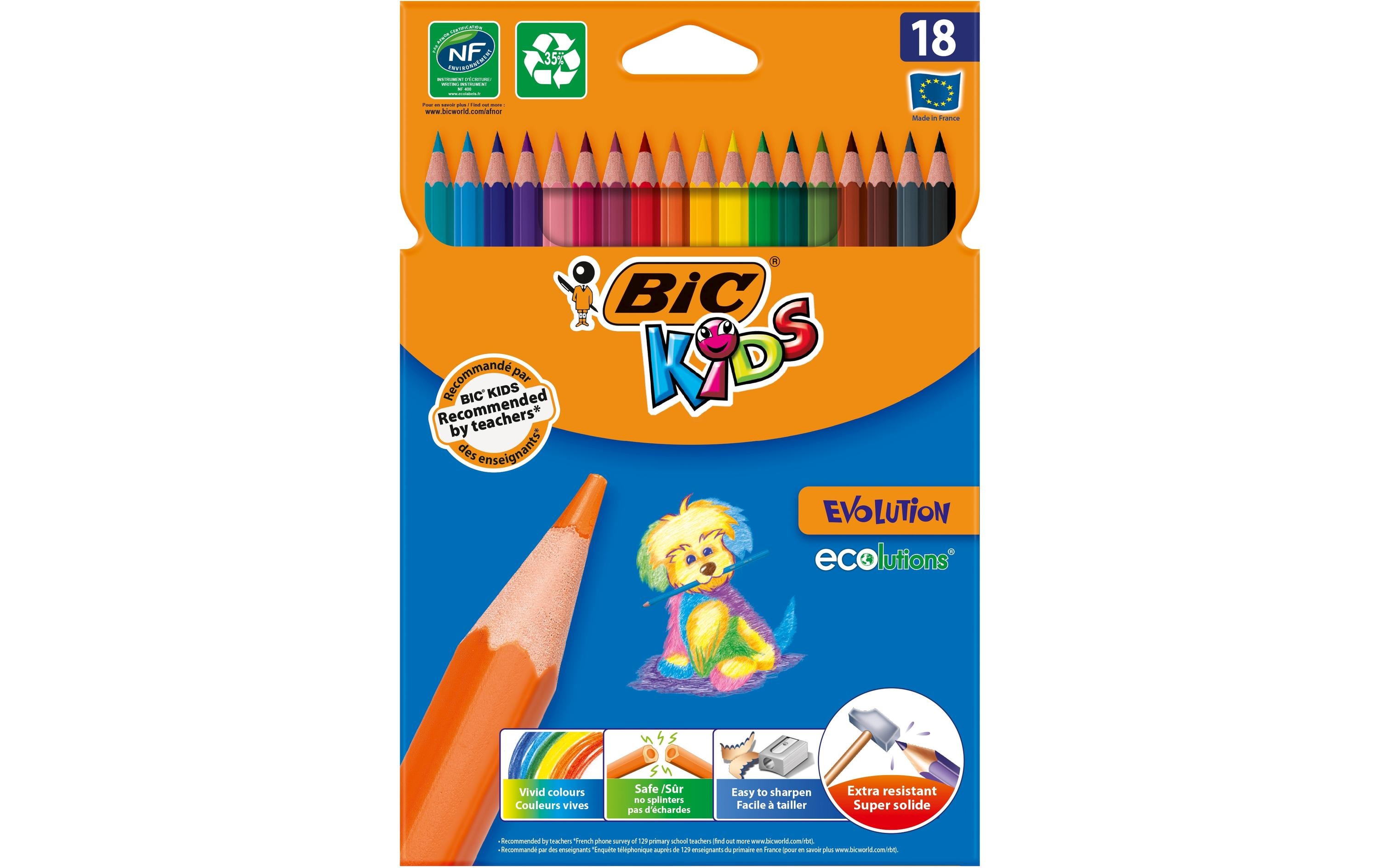 BIC Farbstifte Kids Evolution Ecolutions 18er Pack