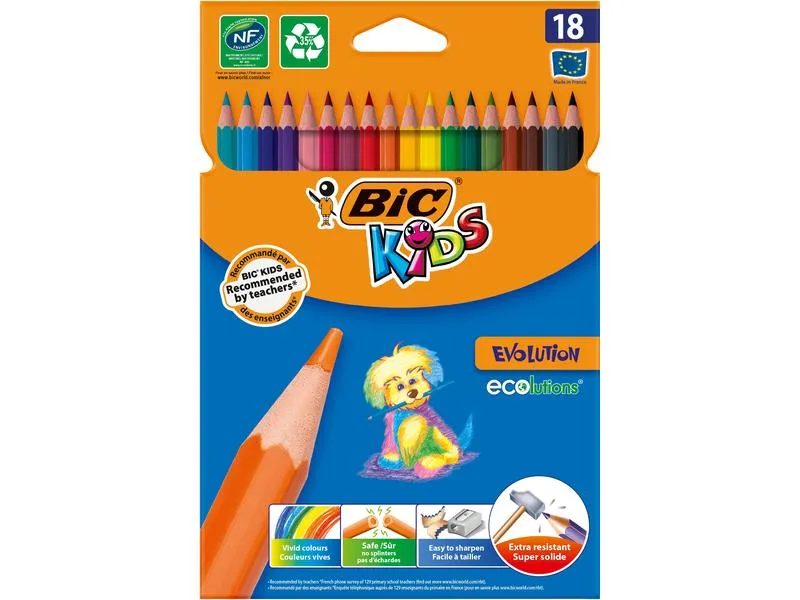 BIC Farbstifte Kids Evolution Ecolutions 18er Pack BIC Farbstifte Kids Evolution Ecolutions 18er Pack