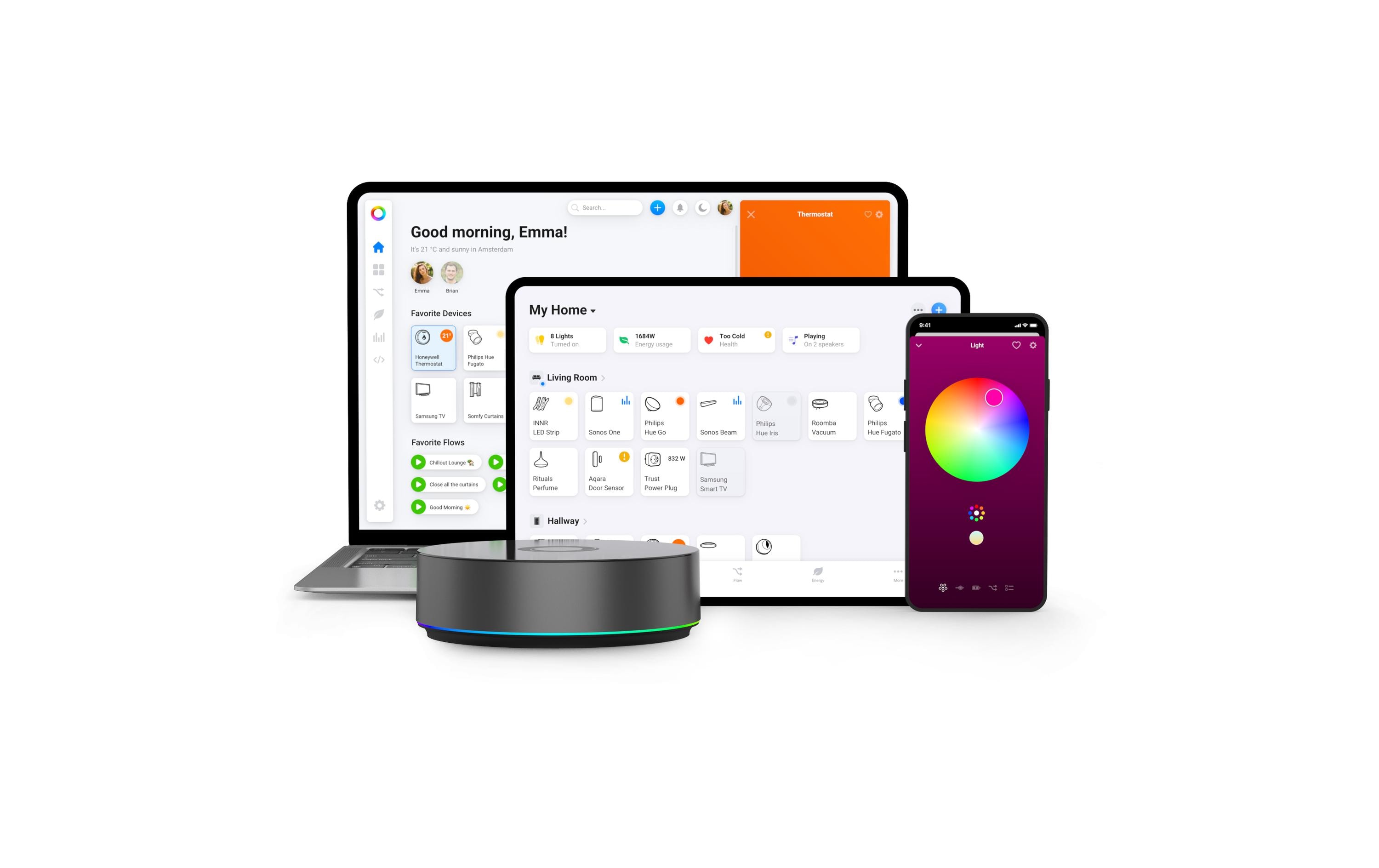 Athom Smart Home Hub Homey Pro 3 2023 Zentrale Athom Smart Home Hub Homey Pro 3 2023 Zentrale