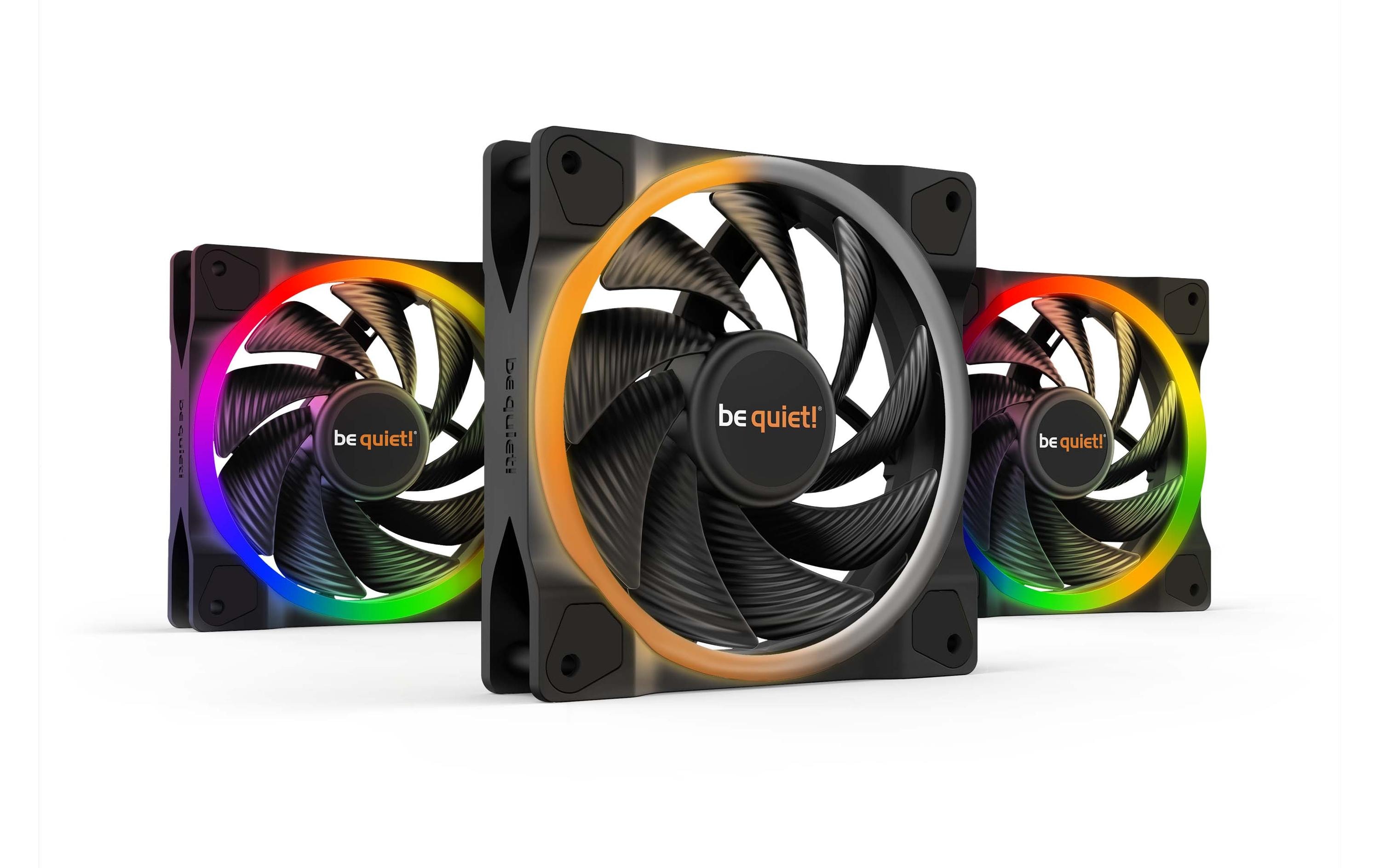be quiet! PC-Lüfter Light Wings high-speed 120 mm 3er Pack