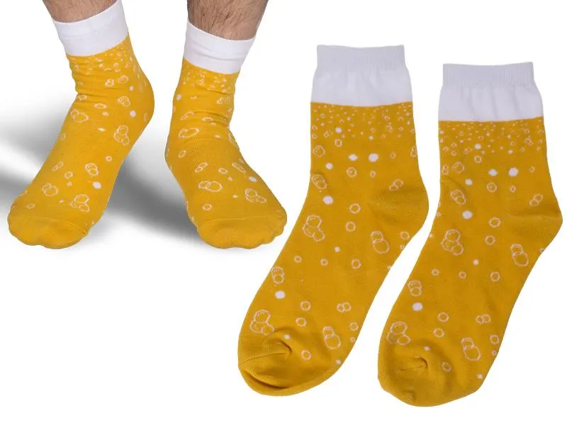 Partyartikel Socken Bier 1 Paar, One Size