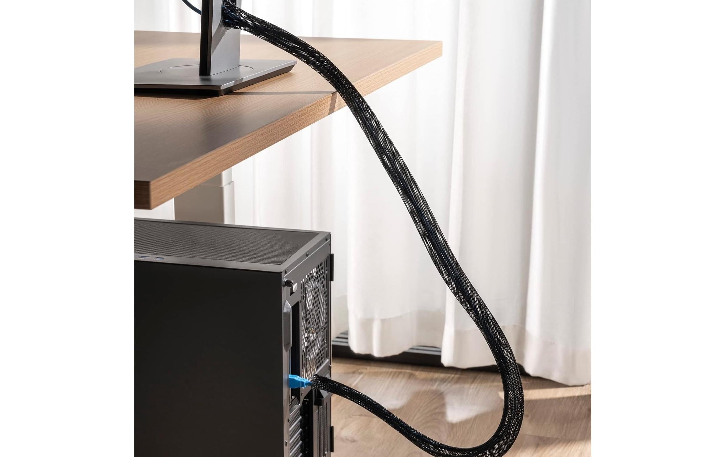 PureMounts Kabelschlauch PM-ZCCS-SOCKS-20B 1.8 m x 20 mm Schwarz